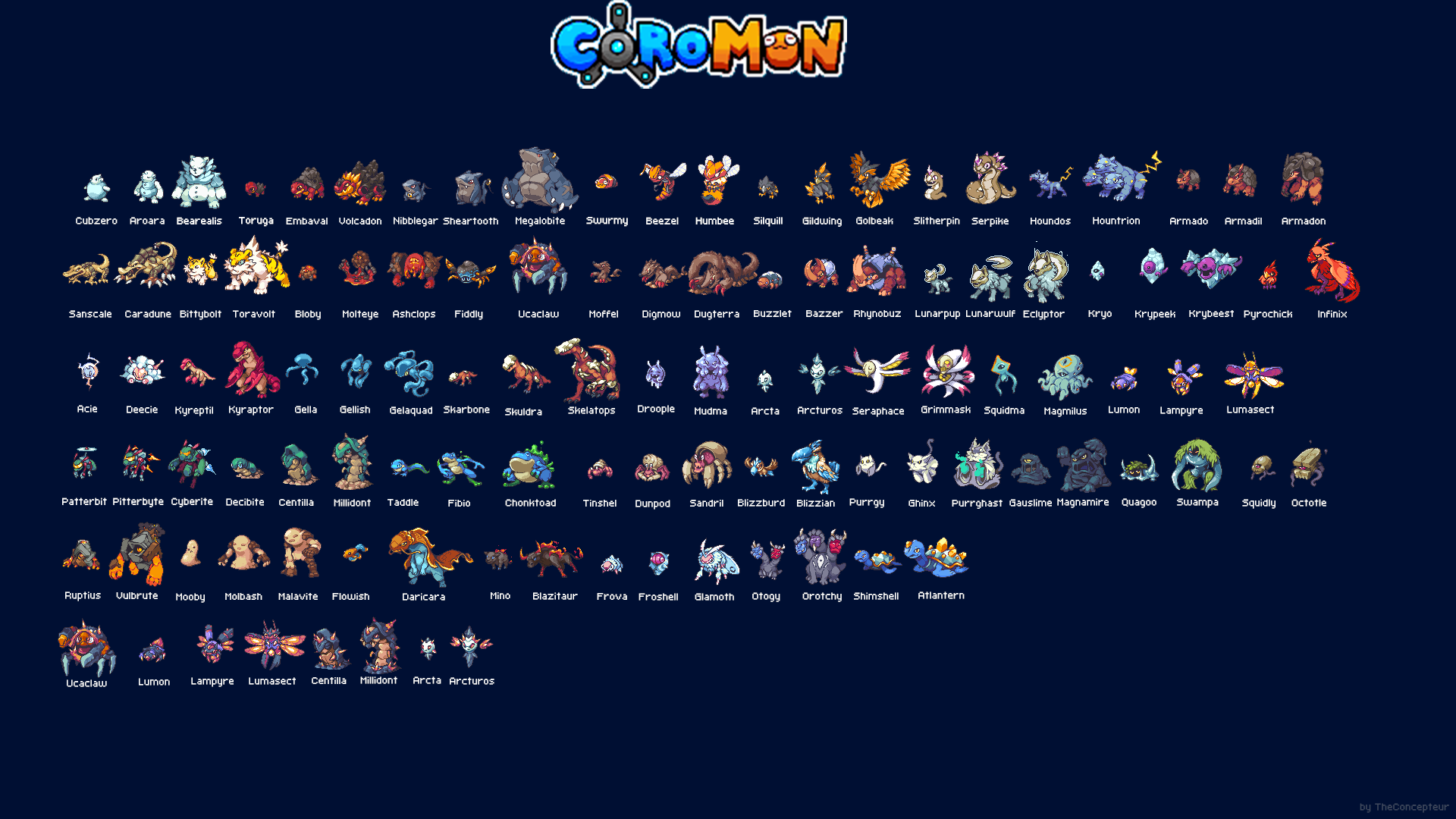 Coromon list